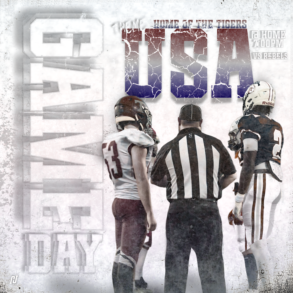 "U.S.A." is the Game Day theme for the THS-Thorsby football game on Oct. 3. Wear your red, white and blue!