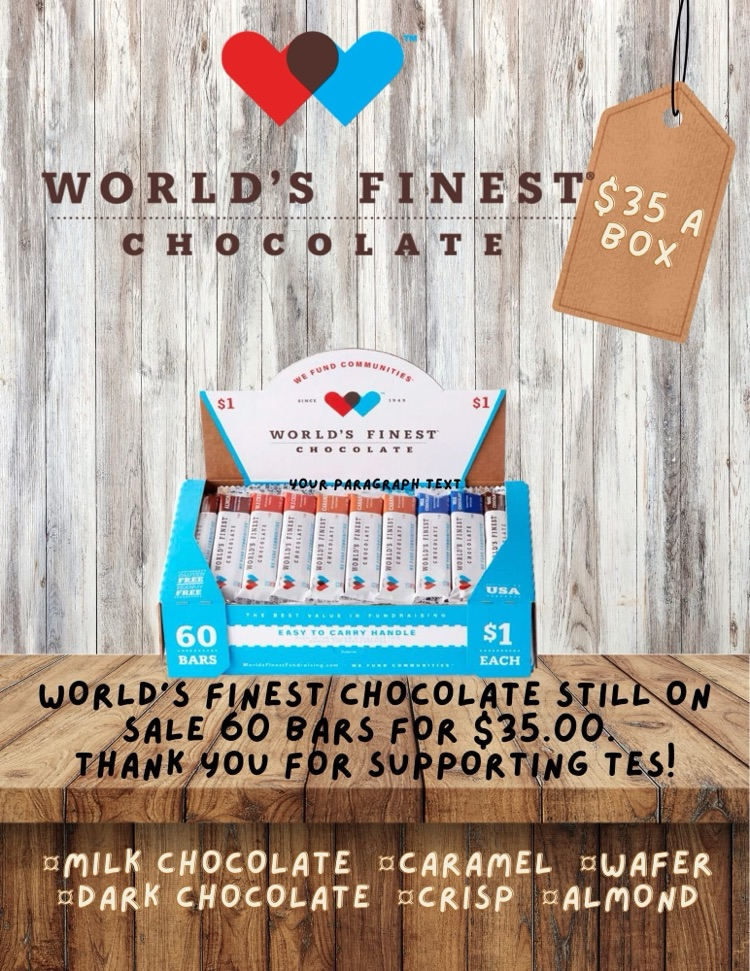 World Finest Chocolate Bars are still on sale - $35 a box.