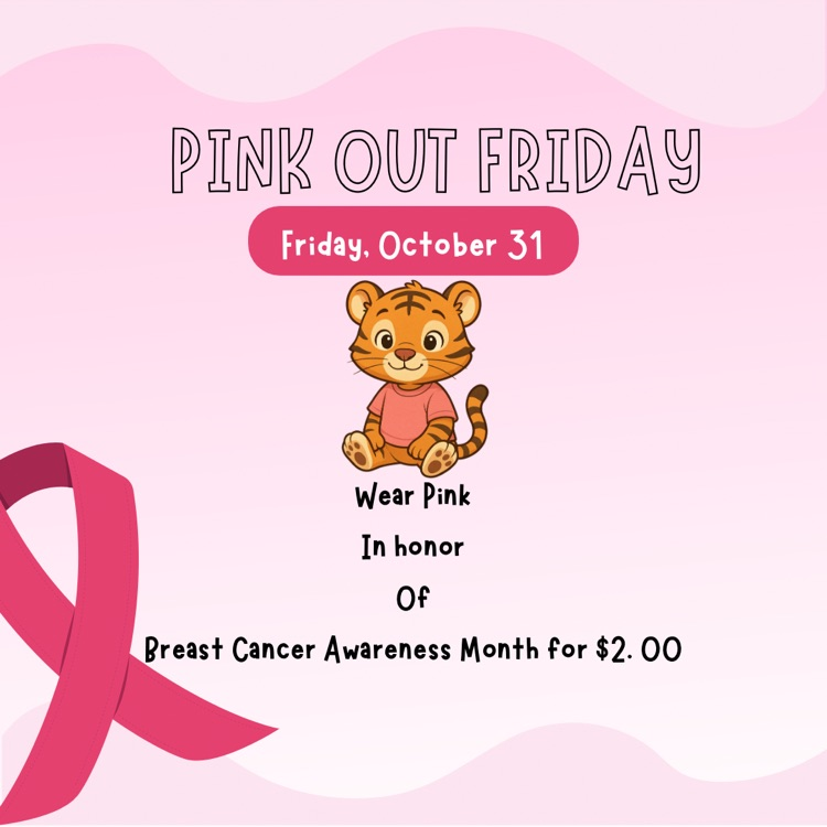 Pink Out Friday, Oct. 31 at TES