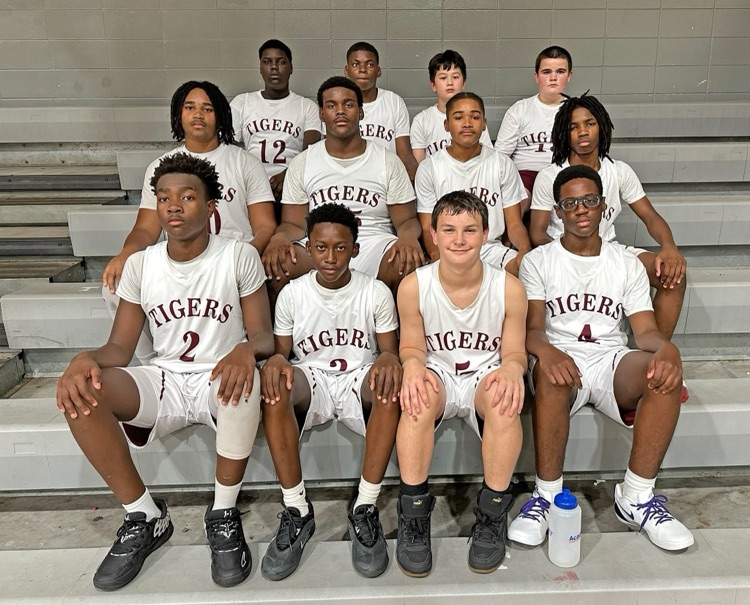 Introducing the TMS Tigers boys basketball team 2025.