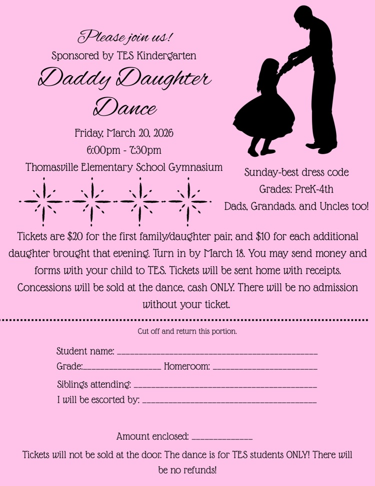 Daddy Daughter Dance on March 20