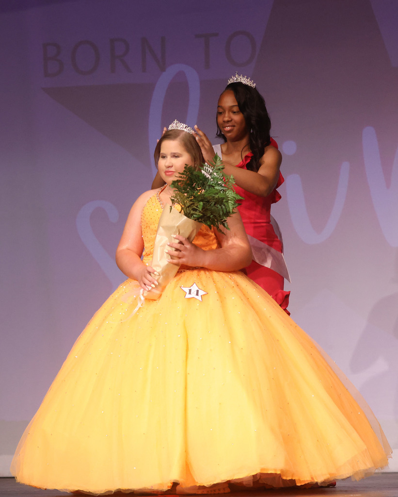 Lily Parnell was chosen Feb. 28 for the special "Warrior of Joy" award at the Thomasville Middle School Beauty review 2026 in the Thomasville Civic Center. She was crowned by Jkyeria Patterson, seventh/eighth grade Top Beauty 24-25.