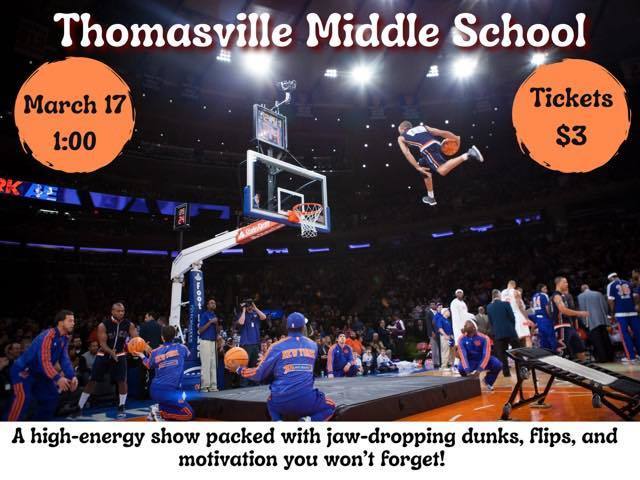 Air Elite Dunkers, 1 p.m. on March 17 in the TMS gym.
