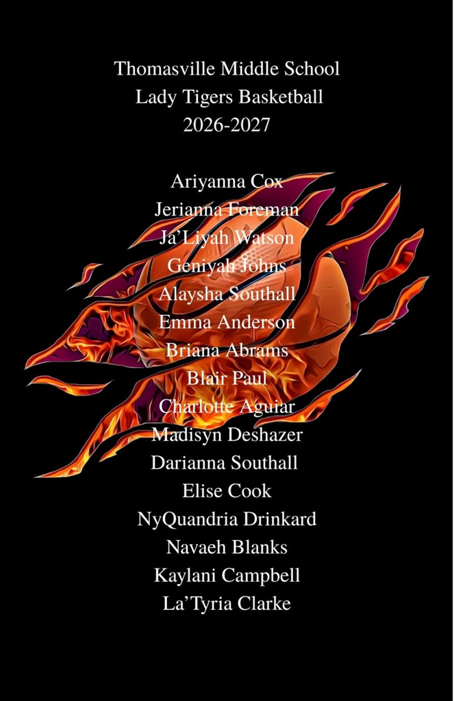 TMS Lady Tigers basketball roster 26-27