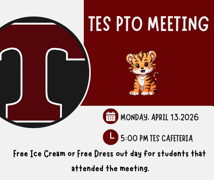 TES PTO meeting set for April 13