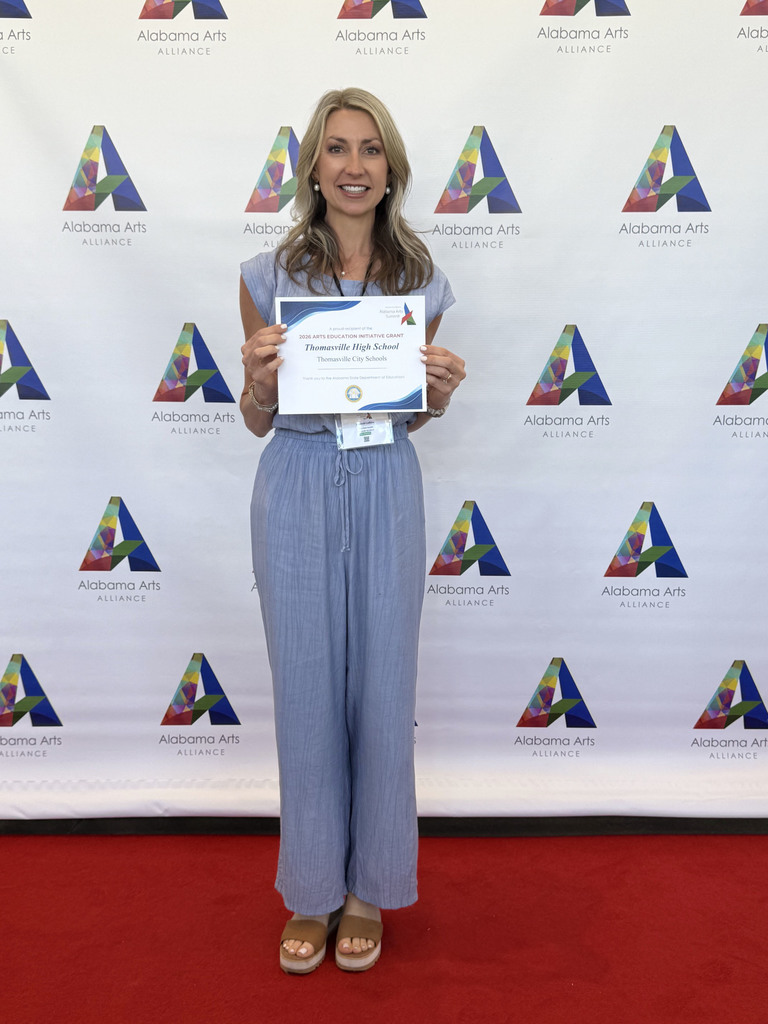Elizabeth Ledkins, library media specialist at THS, attended the 2026 Alabama Arts Summit this week as a grantee of the Alabama Arts Education Initiative Grant. This experience provided valuable insight into expanding arts education and connecting with educators and artists from across the state who share a passion for creativity in our schools. Through this grant, Thomasville High School is working to launch and grow our Tiger Media Arts Program, with a focus on photography and digital media. This initiative will provide students with hands-on access to professional equipment, creative learning experiences, and opportunities to showcase their work within our school and community.