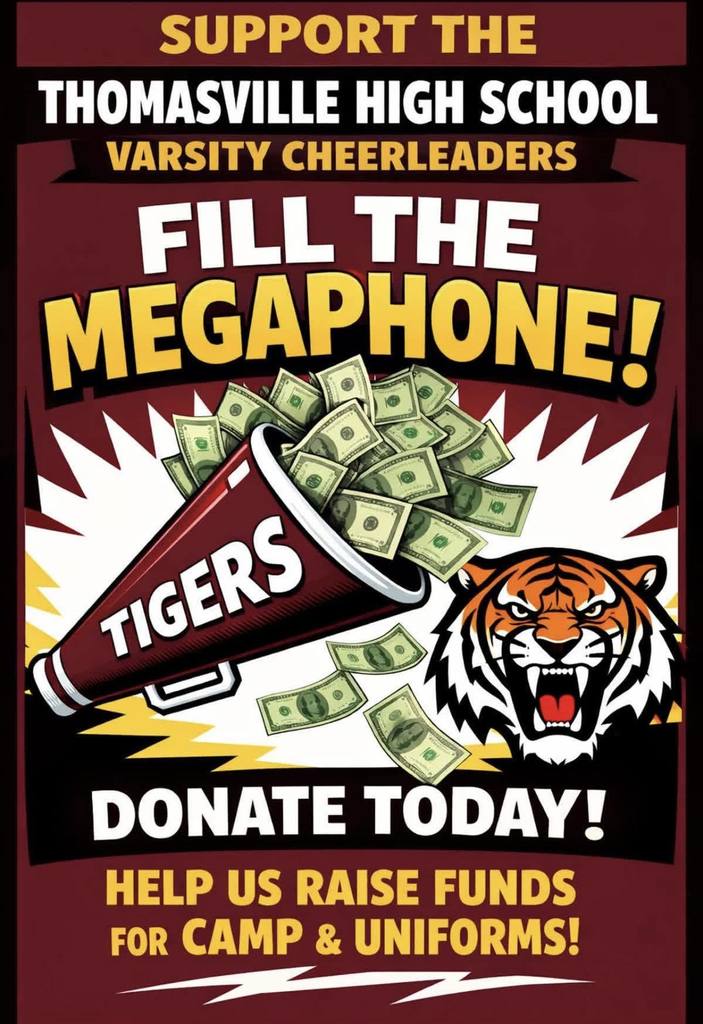 THS Cheer Squad is requesting your Help! Come see us this Weekend at Walmart!