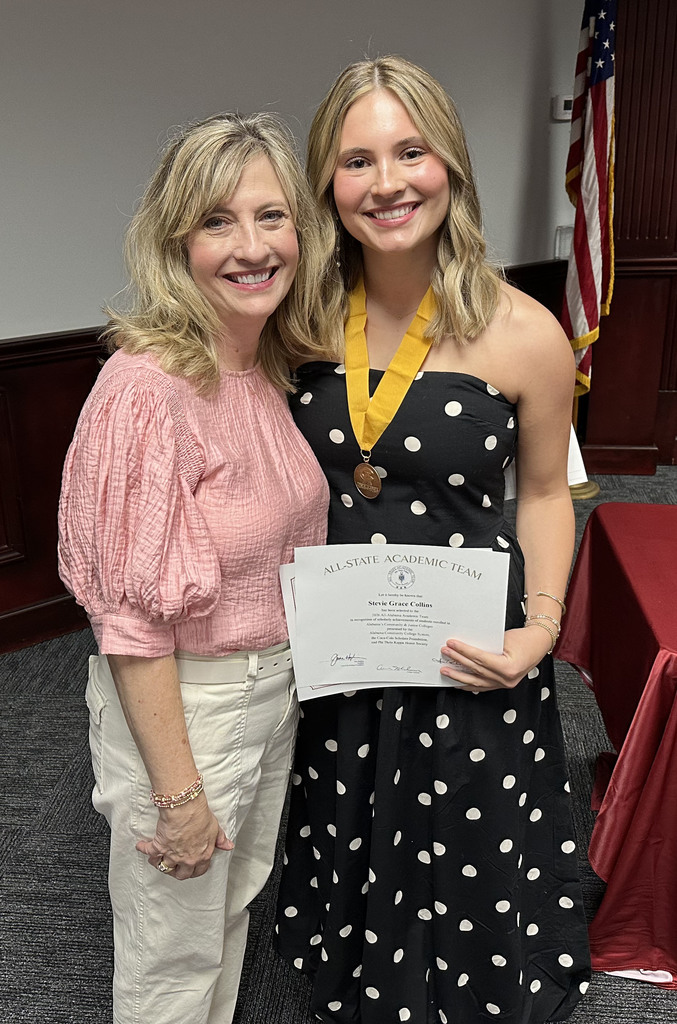 Stevie Grace Collins, a graduate of Thomasville High School, was recognized April 14 at the Honors and Awards Program at the Thomasville campus of Coastal Alabama Community College. She has named to the All-Alabama Academic Team and selected as a Coca-Cola Scholar. She is the daughter of Stephen and Dawn Collins.