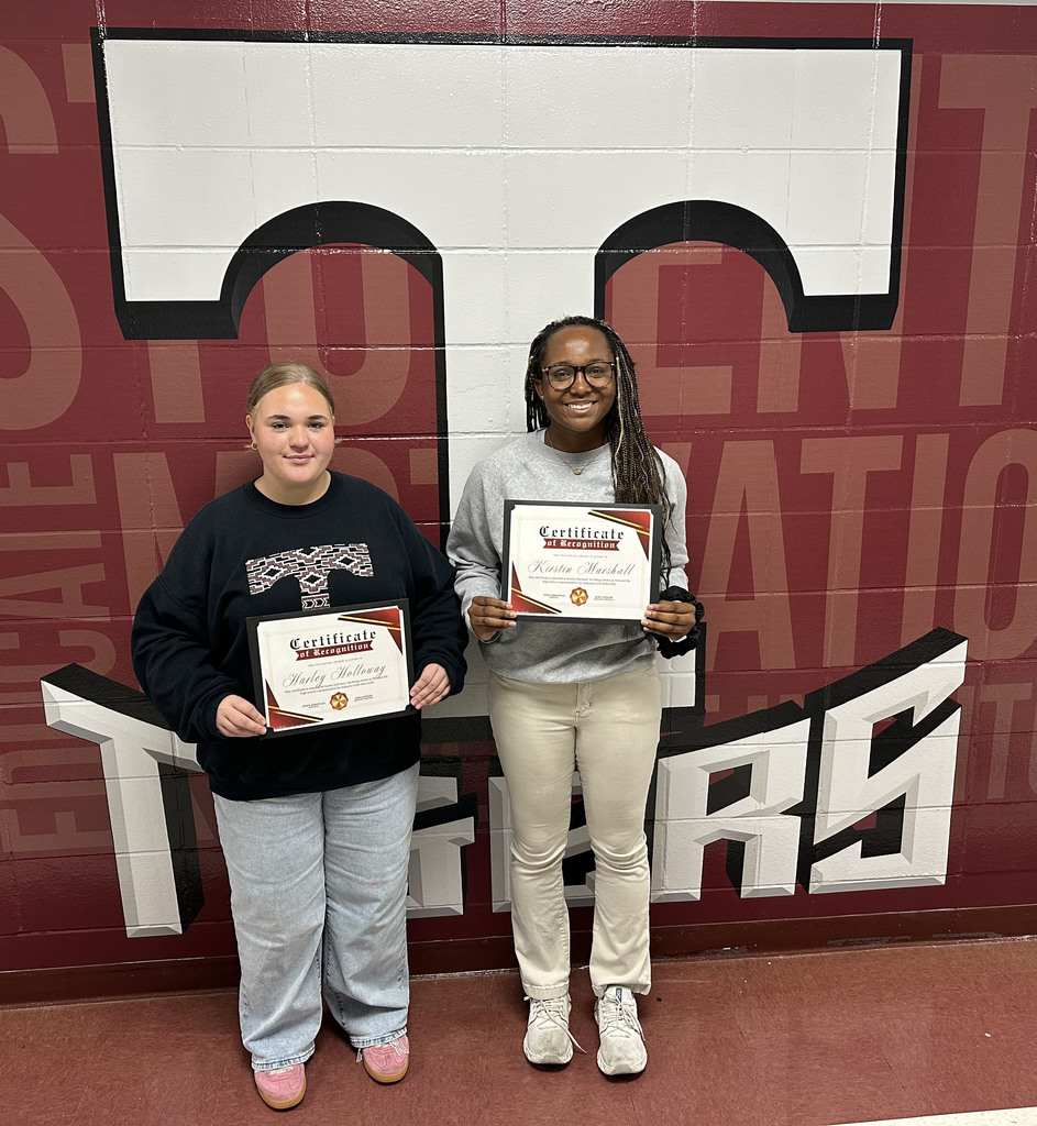 Harley Holloway and Kirstin Marshall, juniors at Thomasville High School, will represent the school at Girls State May 31-June 5 at the University of Alabama in Tuscaloosa.