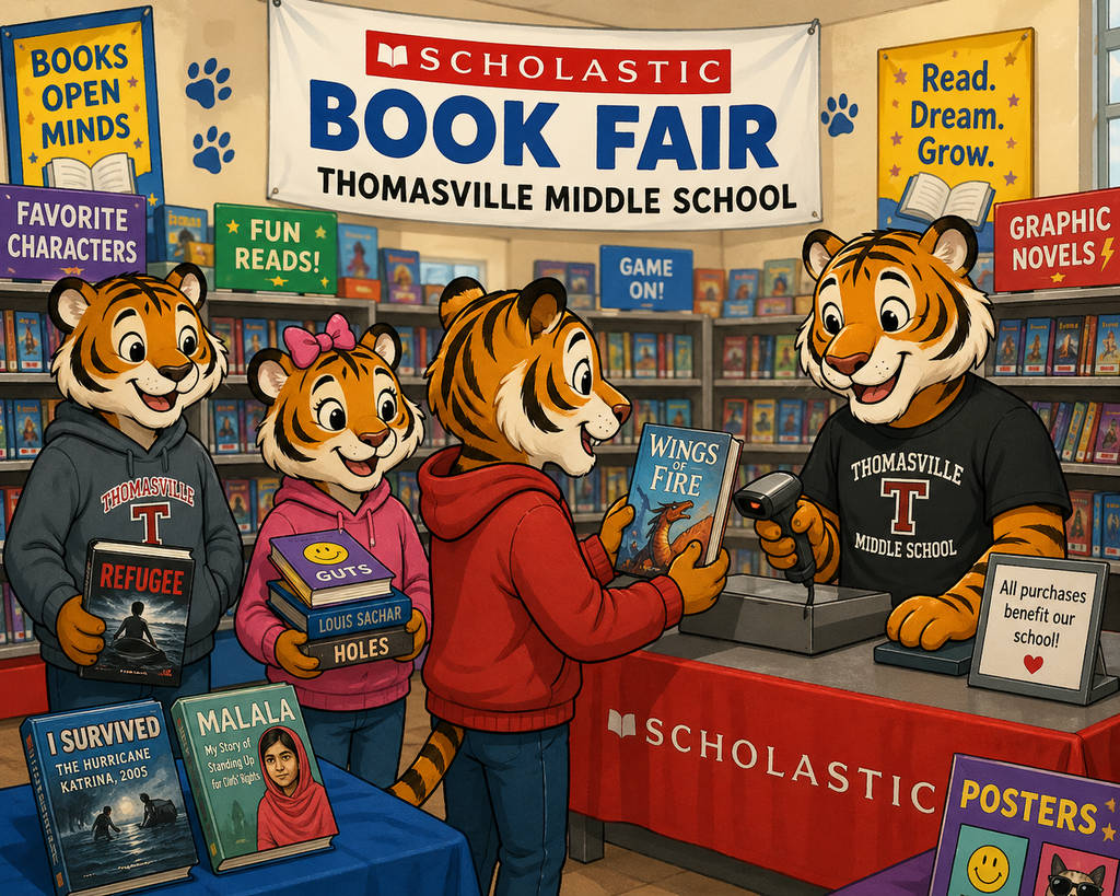 Book Fair May 4-7 at TMS