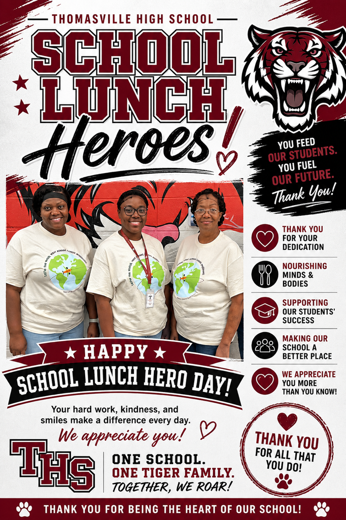 THS CNP staff members honored as School Lunch Heroes.