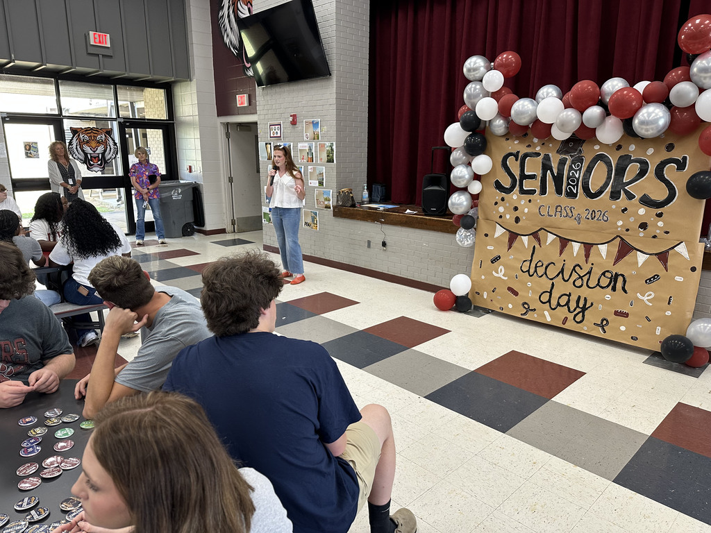 Mardie Carpenter, Valedictorian of the Thomasville High School Class of 2025, spoke May 5 to the Class of 2026 during "College and Career Decision Day" in the school gym.