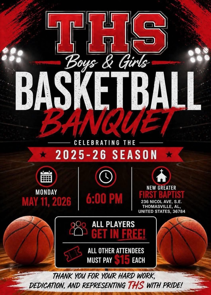 THS Basketball Banquet, tonight, May 11 at 6 p.m.