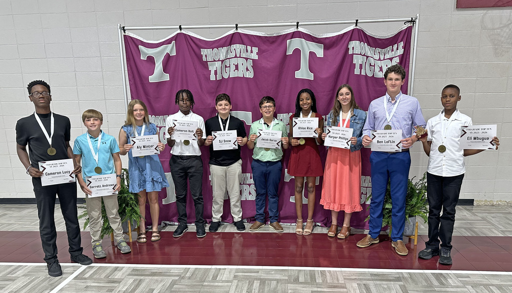 Seventh Grade Top 10 25-26 (No. 10 to 1)