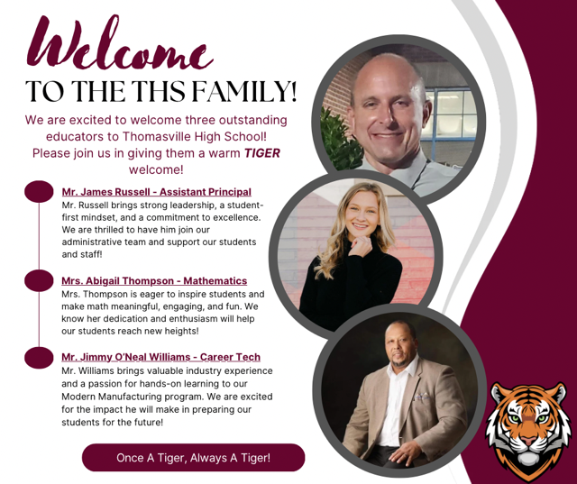 Welcome to the THS family!