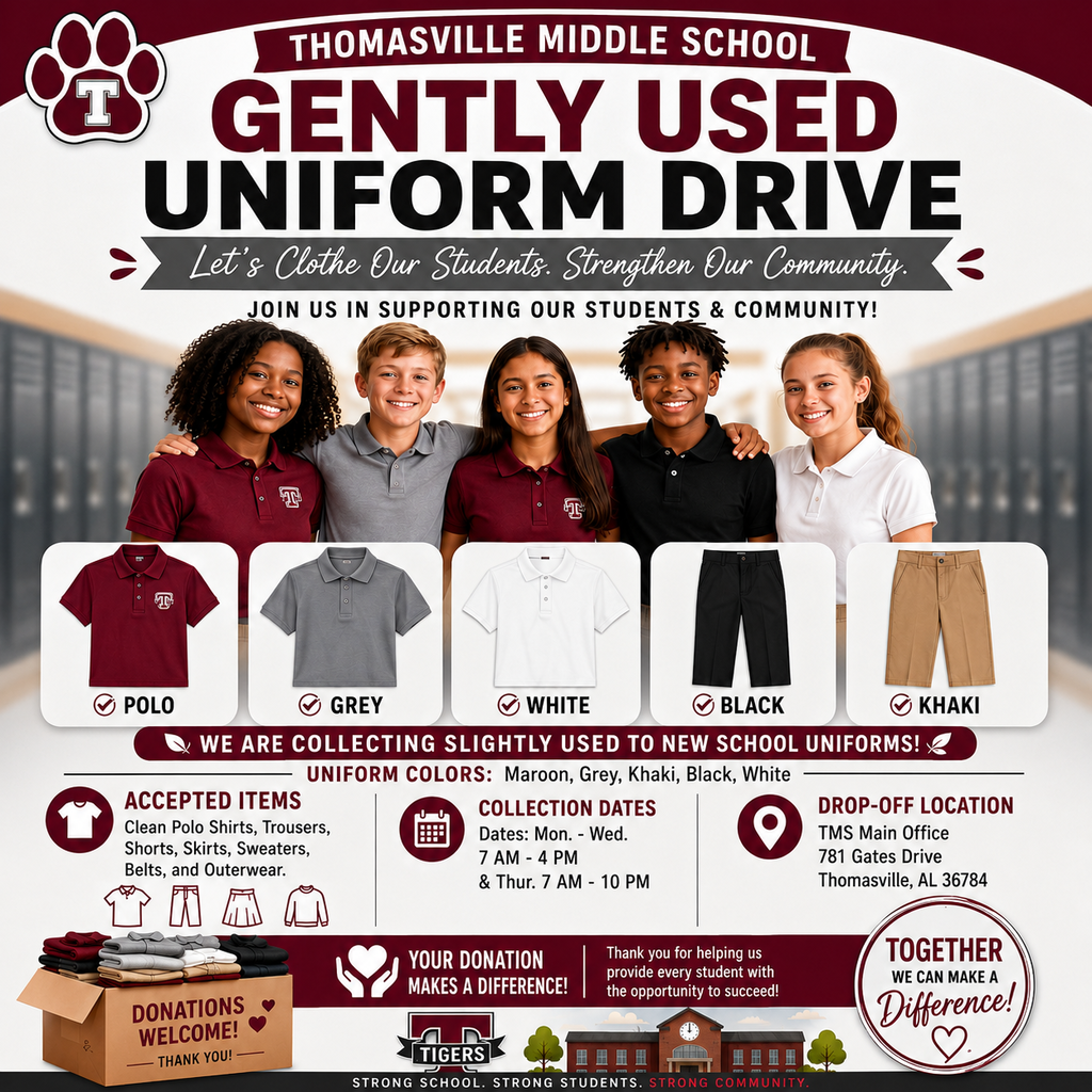 TMS Uniform Drive 2026