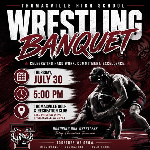 Wrestling banquet, July 30