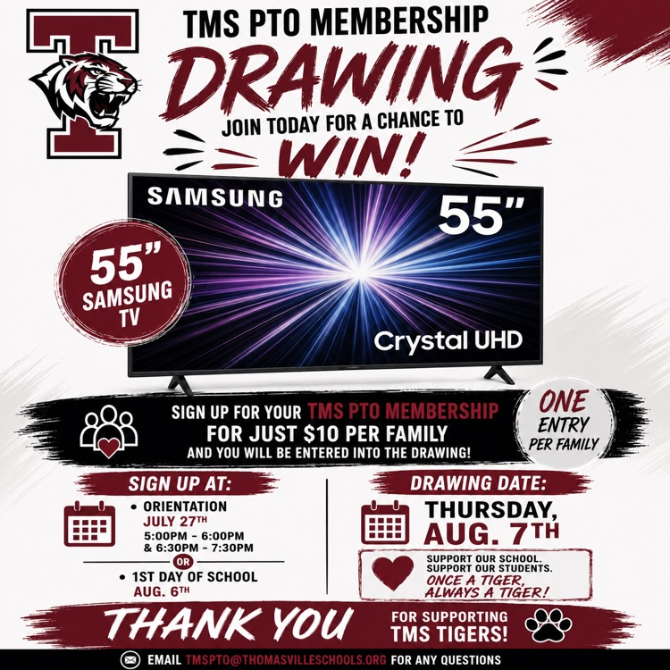 TMS PTO Membership Drawing