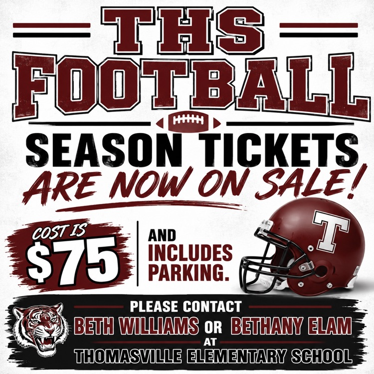 THS Football season tickets are on sale!