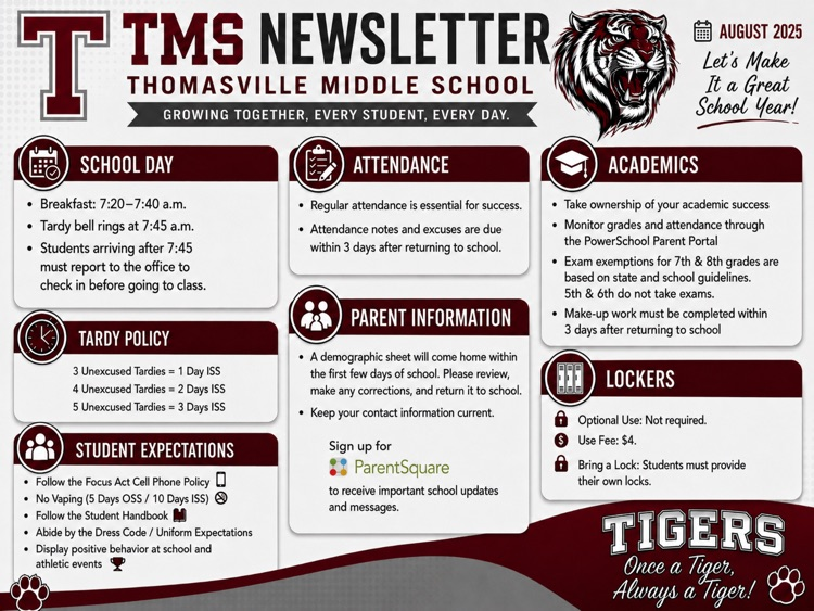 TMS newsletter 7-29-26