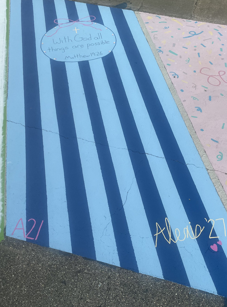 THS parking spot art by Alexis Harvell