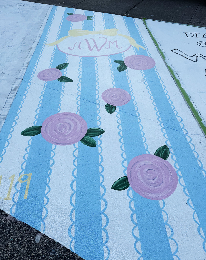 THS parking spot art by Addyson Webb