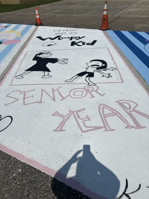 THS parking spot art by Kristin Howard