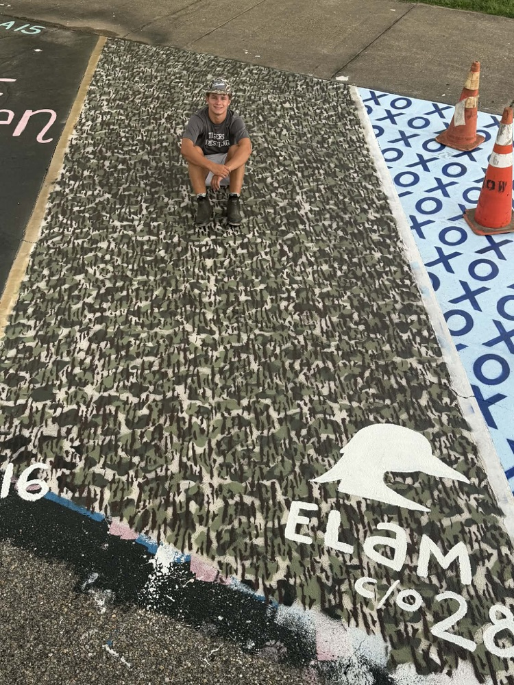 THS parking spot art by Cooper Elam