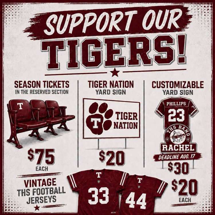 There will be a sales table Friday at the Jamboree.