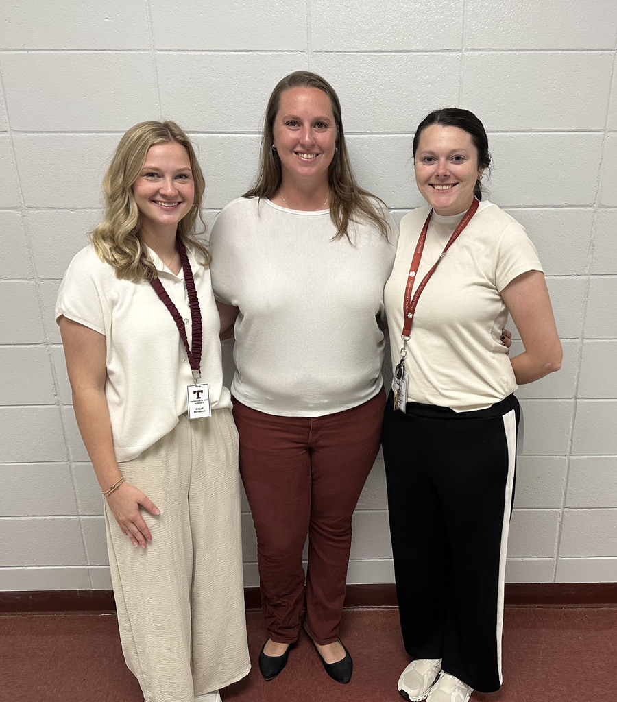 Math Teachers at Thomasville High School 26-27: Abigail Coopwood, Amelia Johnson and Carmen Maness