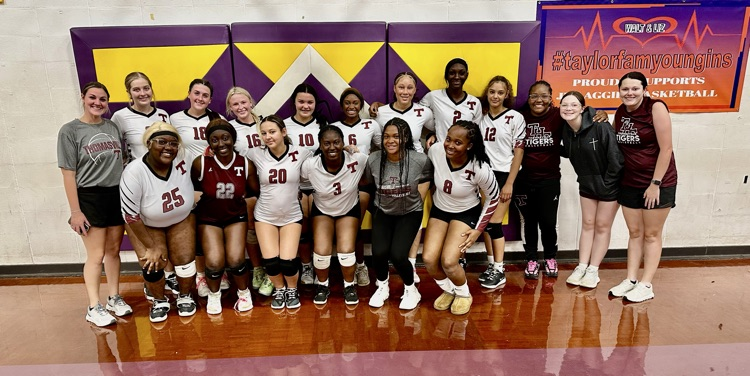 The THS varsity volleyball team beat Citronelle Aug. 22 in the Jackson High School gym: 25-16 and 26-24. The Lady Tigers went 2-2 in the Battle of Tombigbee Tournament.