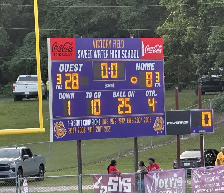 The TCS Jr. High Tigers football team won 28-8 Aug. 25 at Sweet Water.