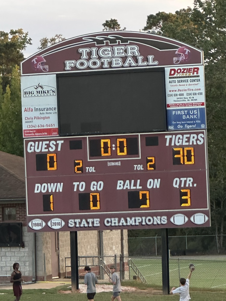 The TCS Jr. High football team beat Washington County 30-0 Aug. 31 at D.F. Anderson Field.
