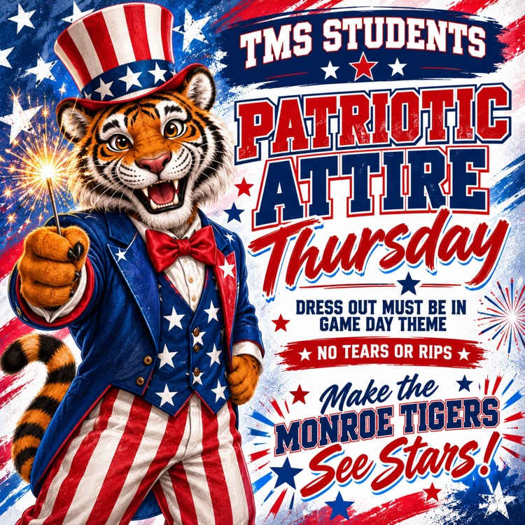 Patriotic Dress Out Thursday at TMS