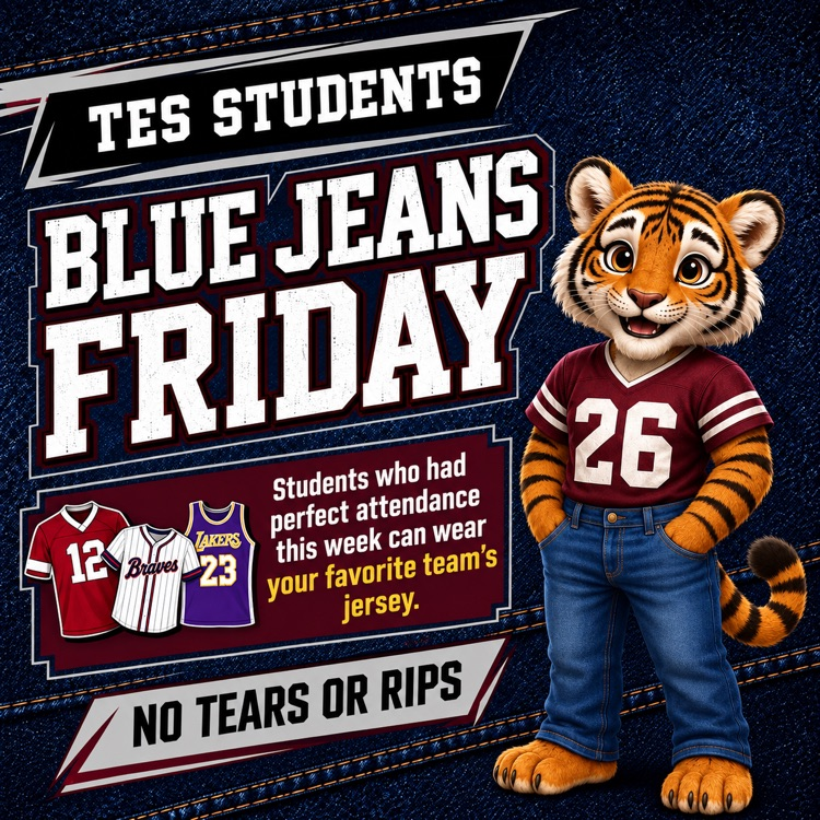 Blues Jeans Friday at TES