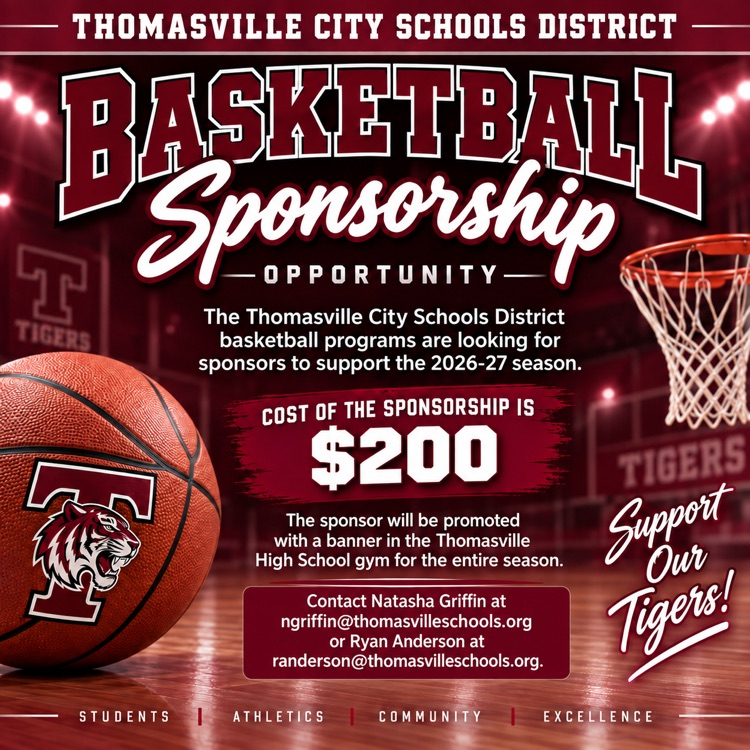 TCS basketball programs seeking sponsors.