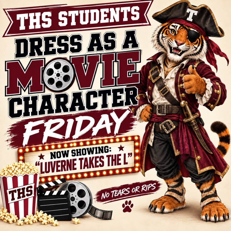 Dress as a Movie Character Friday at THS