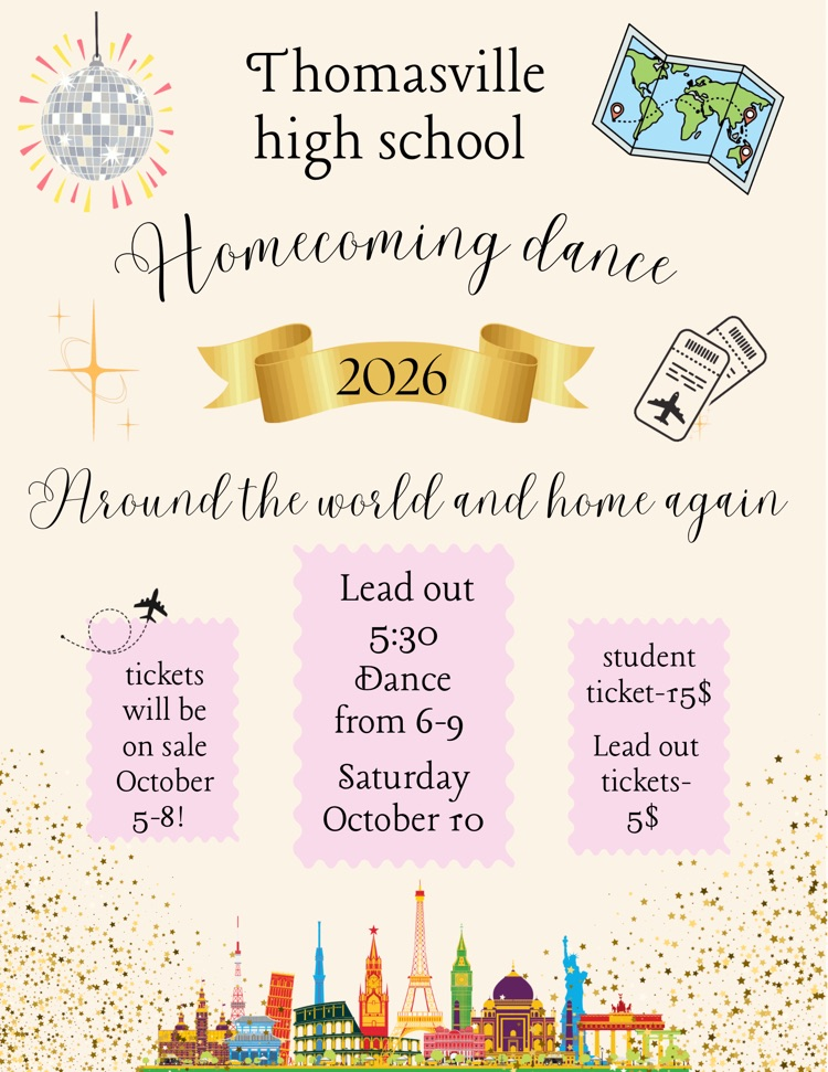 THS Homecoming Dance, Oct. 10 in the school gym