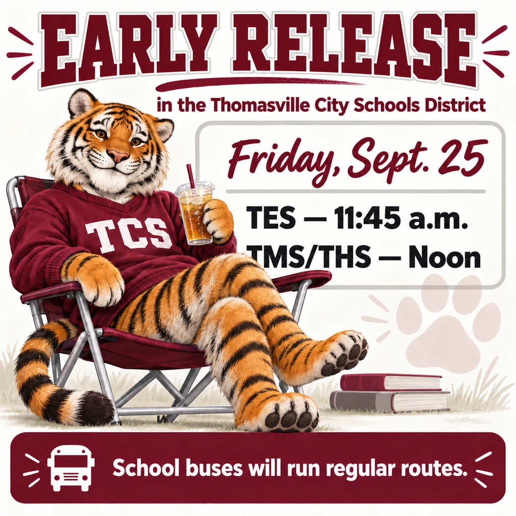 Early release for students on Friday, Sept. 25.
