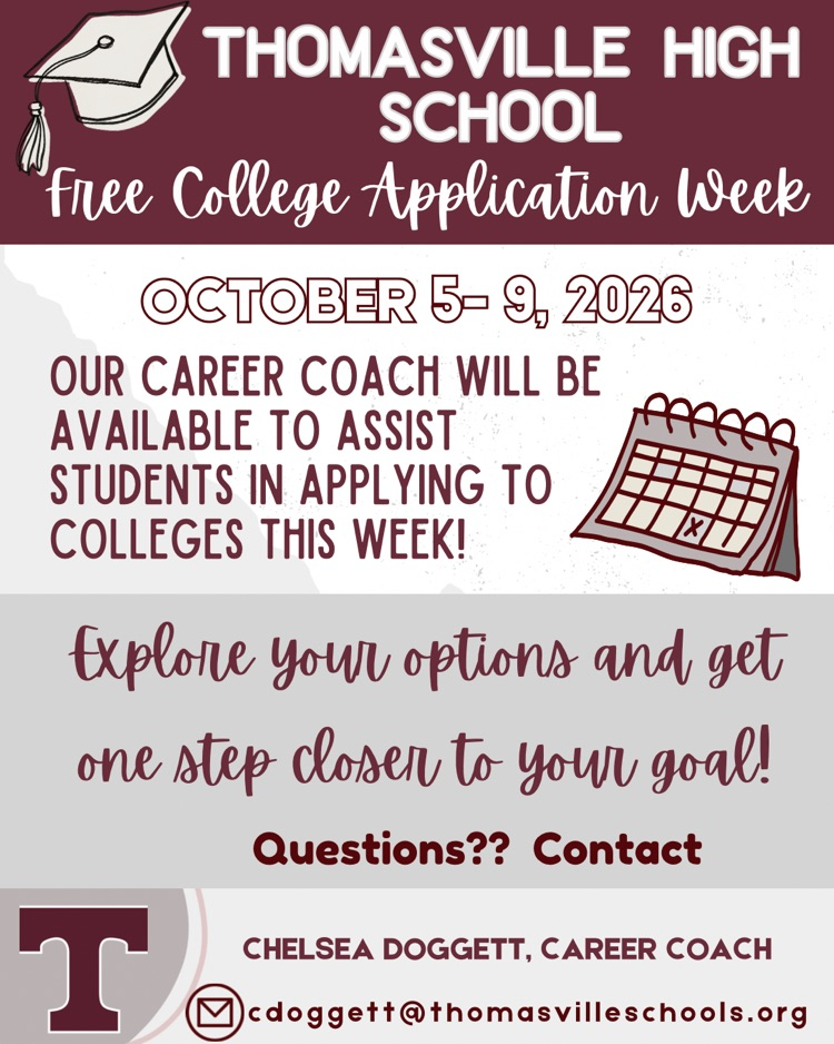 Free College Application Week Oct. 5-9
