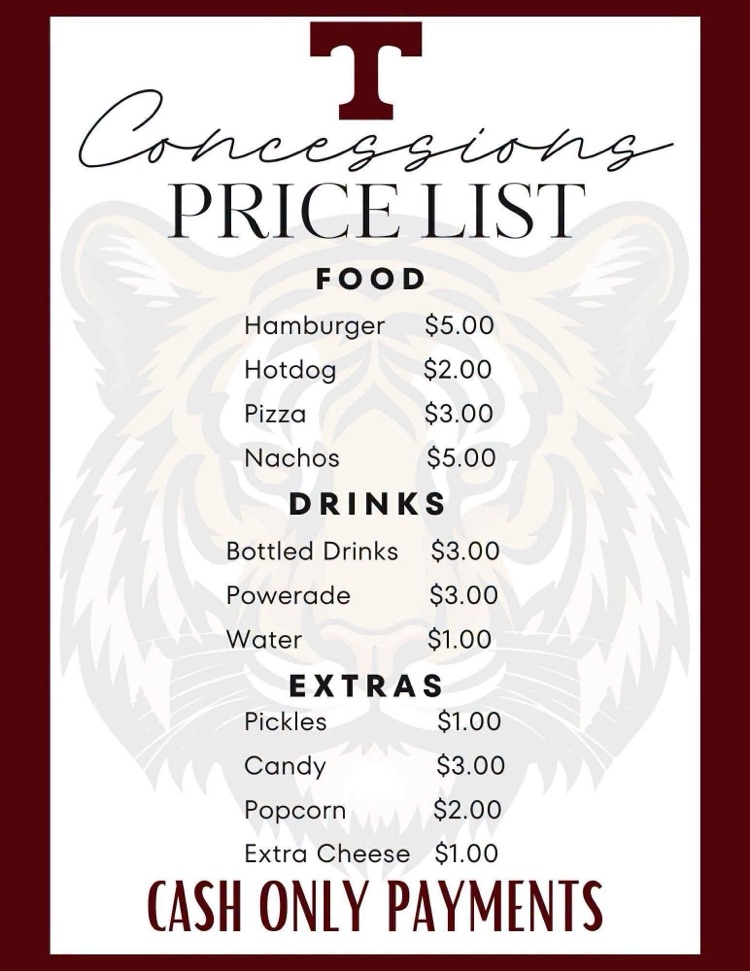 Come hungry tonight for the Homecoming game!