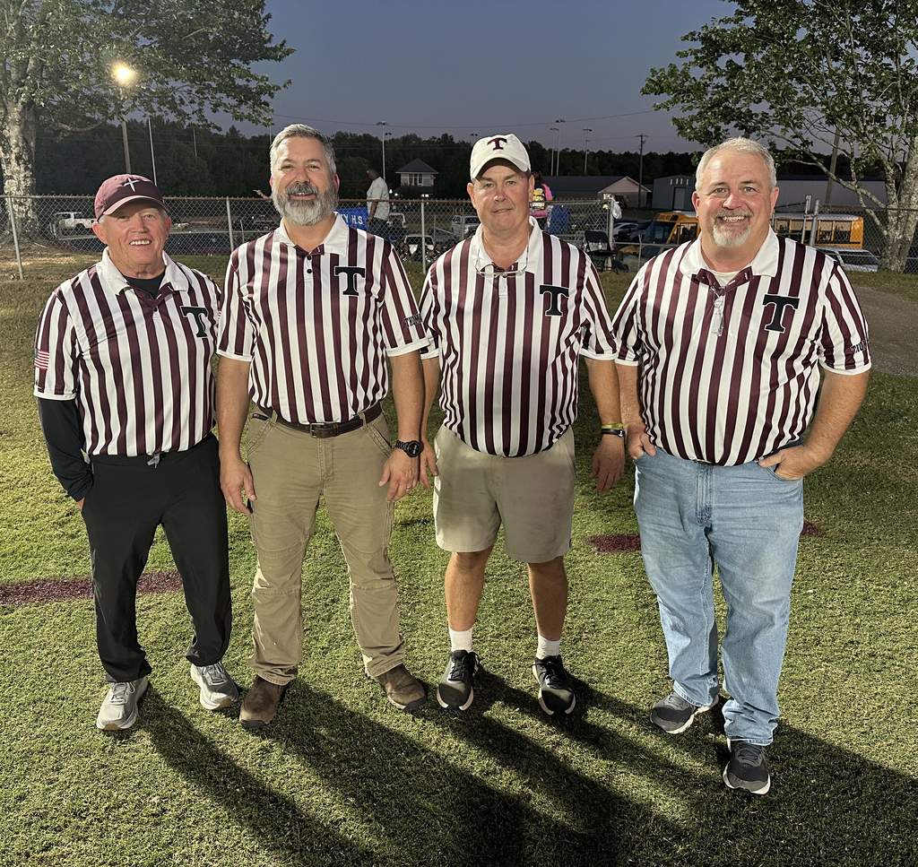 A salute to our loyal Chain Gang for home Thomasville football games: Earl Parrish, Andy Dean, Tim Robinson and Howard Hill.