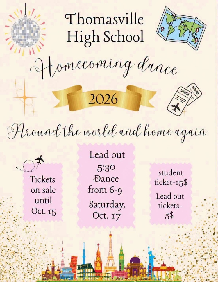 Parents or family members can buy $5 tickets tonight to watch the Lead Out. They go on sale at 5 p.m. Enter the door on the middle school side of the THS gym lobby.  NOTE: No dance tickets will be sold at the door.