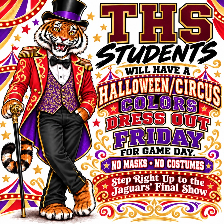 Halloween/Circus Colors Dress Out Friday at THS