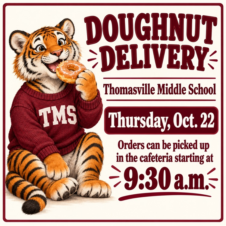 Doughnuts will be delivered Thursday at TMS.