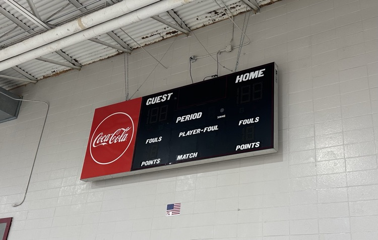 scoreboard at TMS