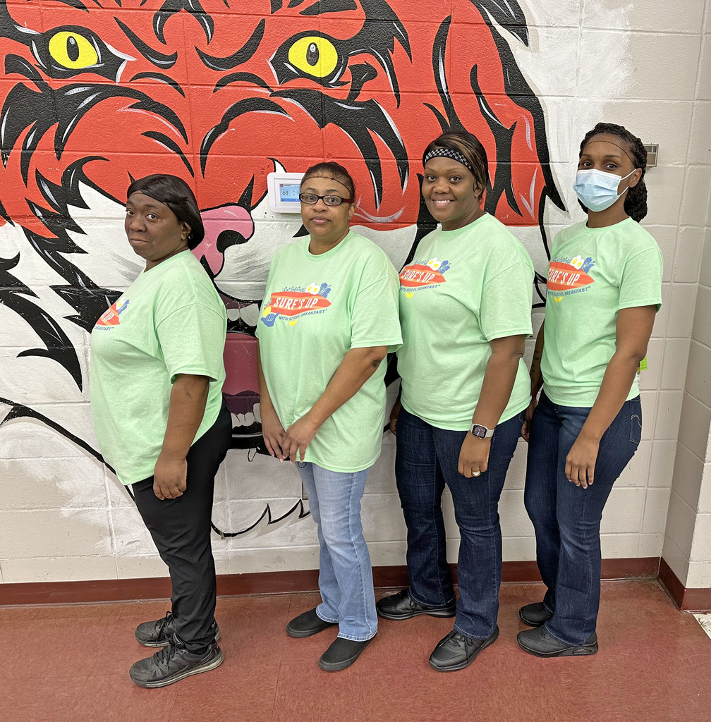 March 4-8 is National School Breakfast Week. The Thomasville High School Child Nutrition Program staff includes Leaniettia Washington, Danuell Lewis, Gachel Martin (THS CNP director), and Shambria Holt.