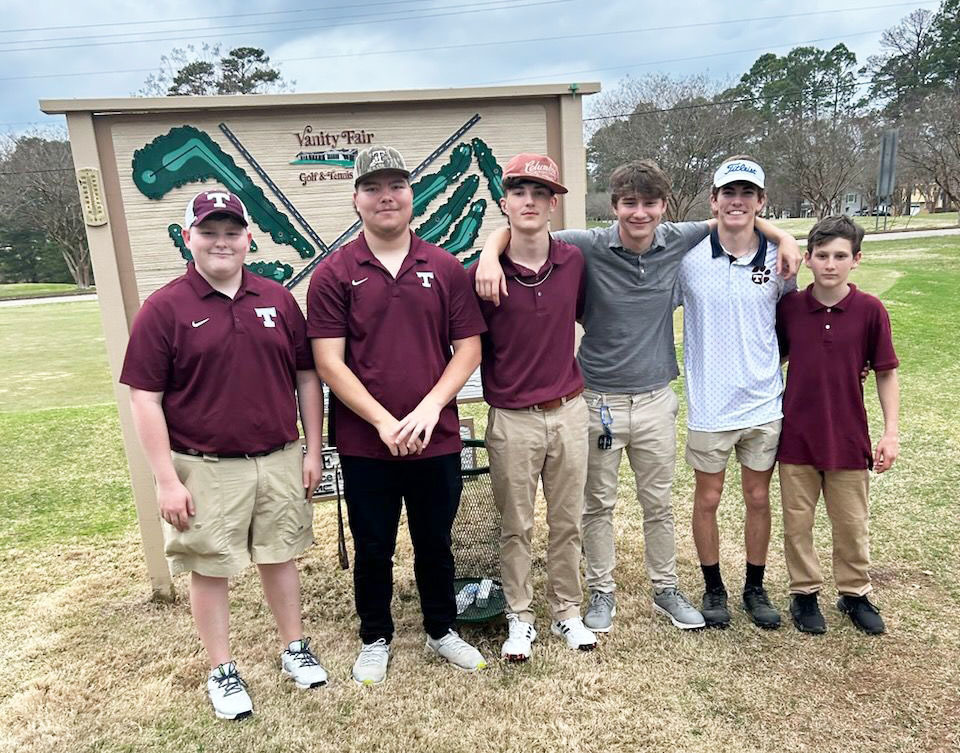 The THS Tiger golf team defeated Excel, J.U. Blacksher and Monroe County March 4 at a match at the Vanity Fair Golf Course in Monroeville. The Tigers had a team score of 205. The team includes Braden Stauffacher, David Watts, Joey Spiers, Gavin Bender, Carson Hines and Wyman Lawson.