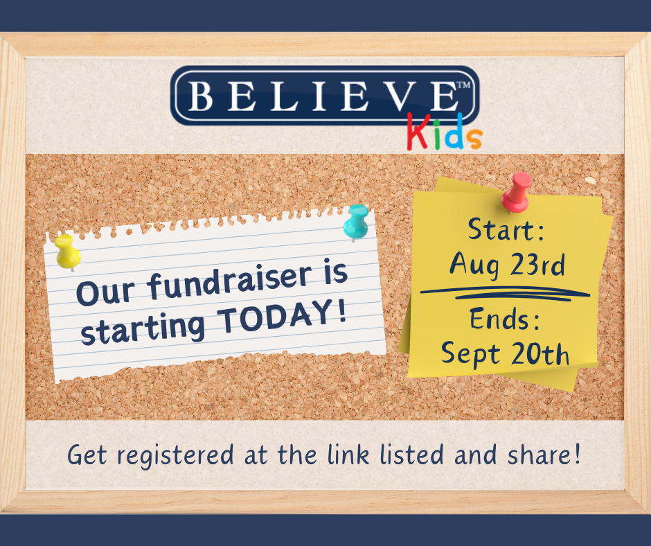 TES "Believe Kids" Catalog Fundraiser starts today, Aug. 23 Check your students backpacks this afternoon. We are asking ALL parents to register their student(s) here: https://www.shopfund.com/parentregister Once you register and share the link, your student will automatically earn a lanyard, collectible keychain, and light up fun tube. With everyone's support, we can make this the biggest fundraiser yet. Thank you so much for your help! Fundraiser ends Sept. 20.