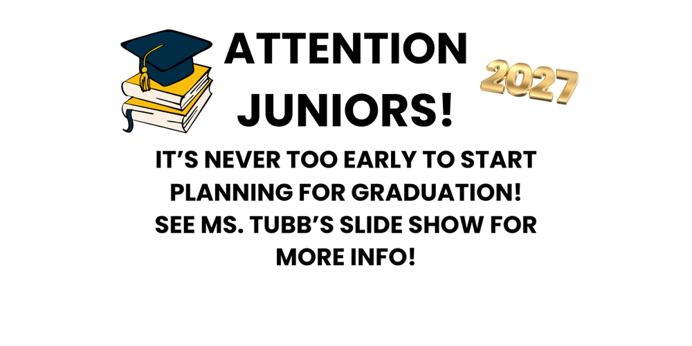 Ms. Tubb's Junior Presentation